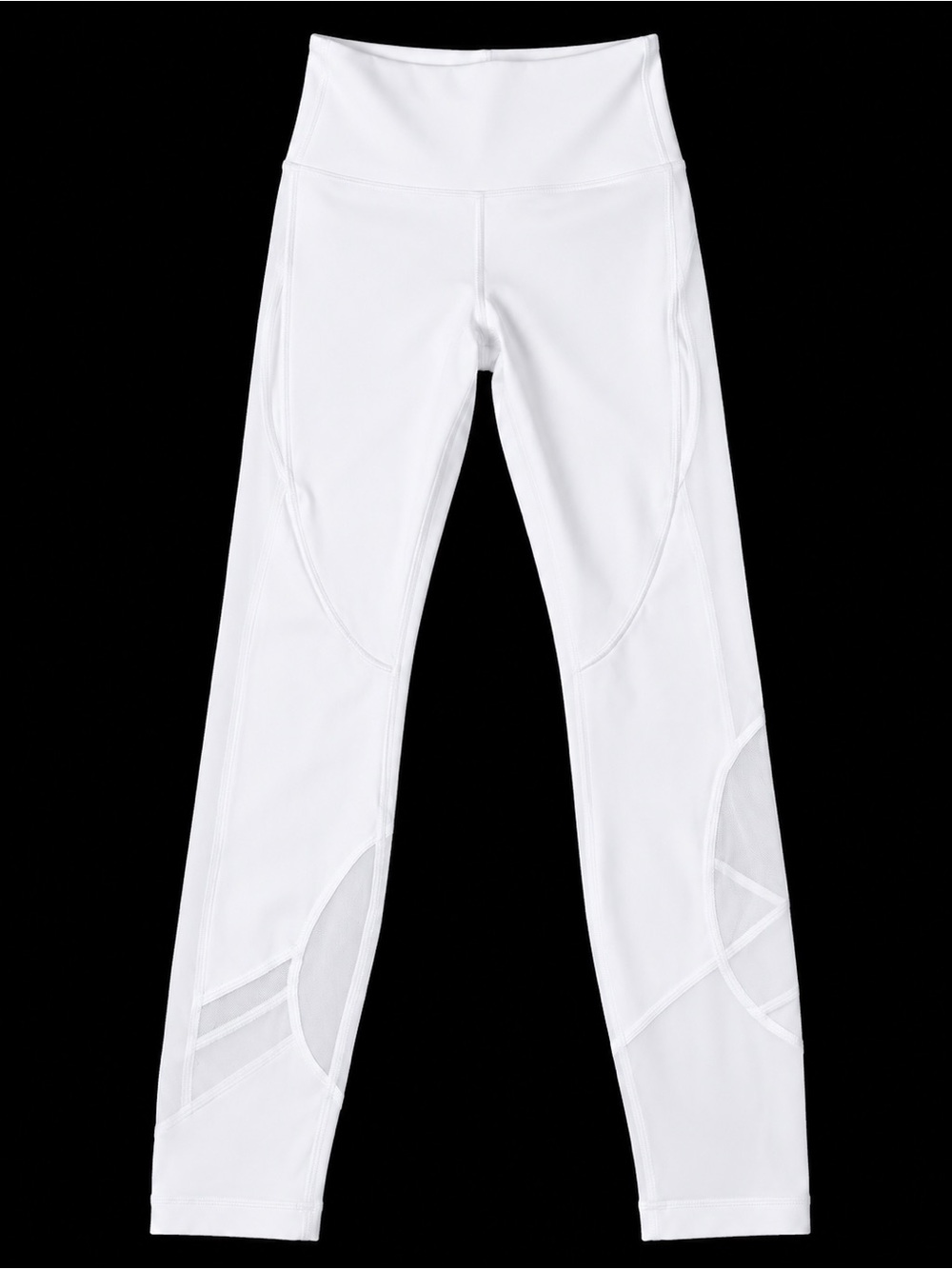 Lululemon  White mesh Performance Leggings size 2